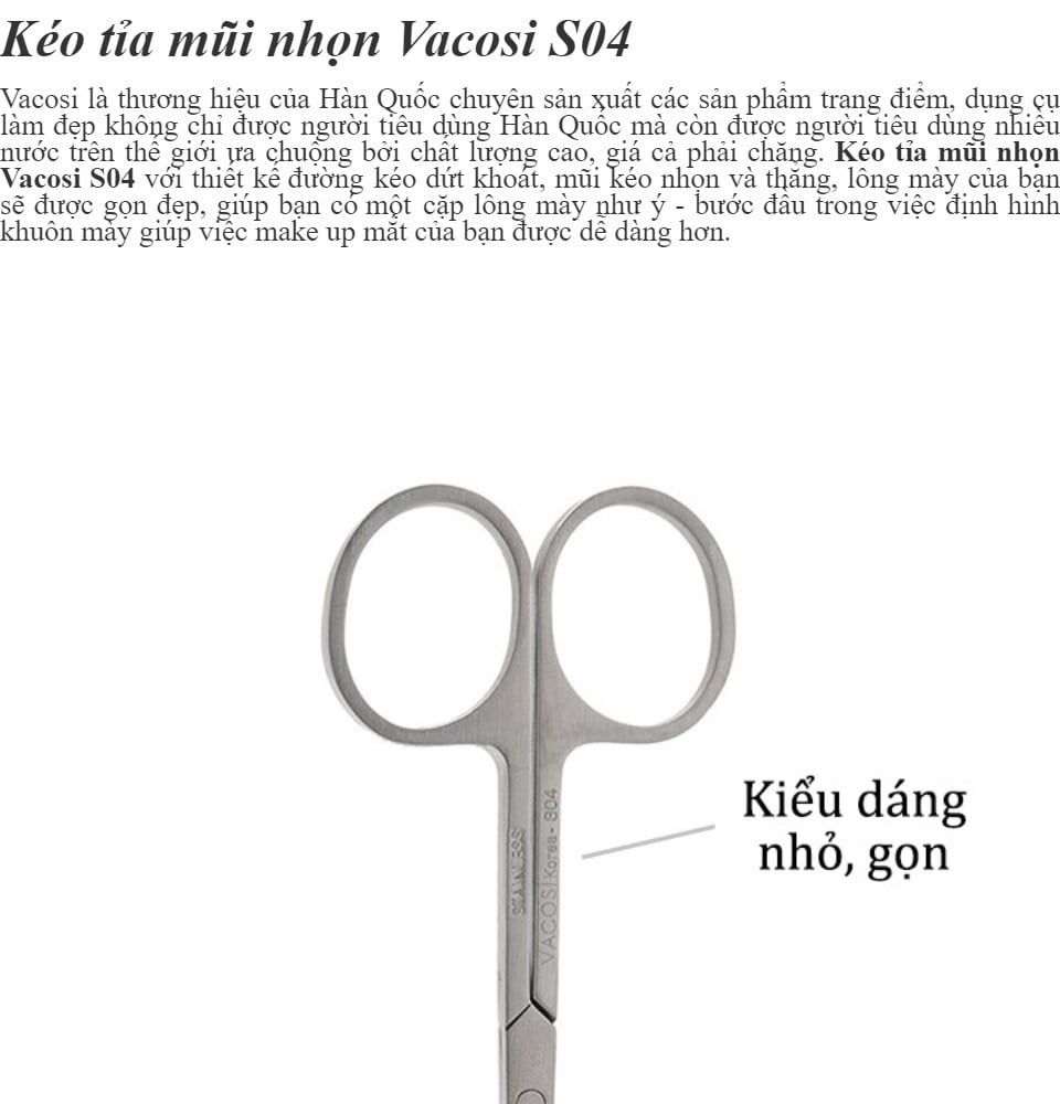 Kéo Tỉa Vacosi S04