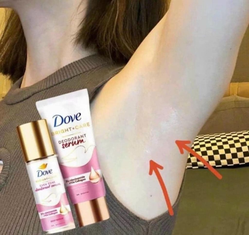 Lăn Khử Mùi Dove Sáng Da Niacinamide + Collagen 45ml