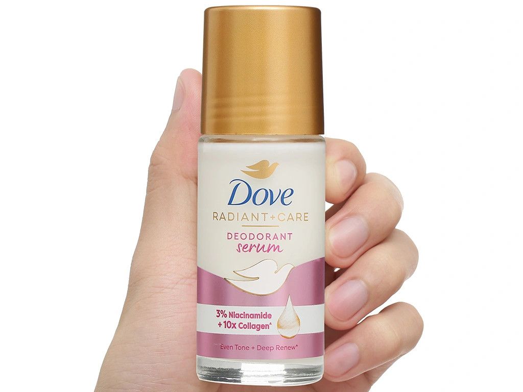 Lăn Khử Mùi Dove Sáng Da Niacinamide + Collagen 45ml
