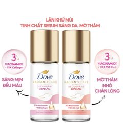 Lăn Khử Mùi Dove Sáng Da Niacinamide + Collagen 45ml