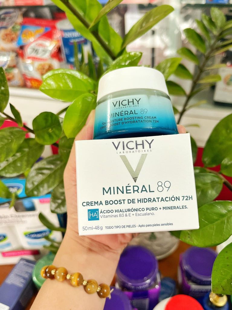 Kem Vichy Mineral 89 Cấp Ẩm Chuyên Sâu 72H 50ml #Light (Ko Tđ)
