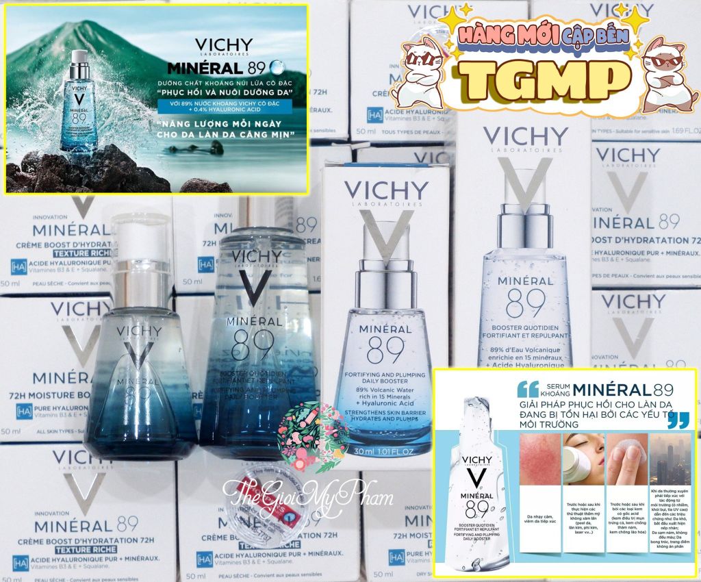 Vichy - Tinh Chất Khoáng Cô Đặc Mineral 89 30ml