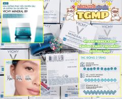 Kem Vichy Mineral 89 Cấp Ẩm Chuyên Sâu 72H 50ml #Fragrance-Free (Ko Tđ)