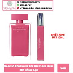 Narciso Rodriguez - For Her Fleur Musc EDP hồng đậm ( chai chiết 10ml)