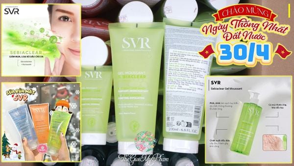 Gel Rửa Mặt Cho Da Dầu SVR Sebiaclear Gel Moussant 200ml