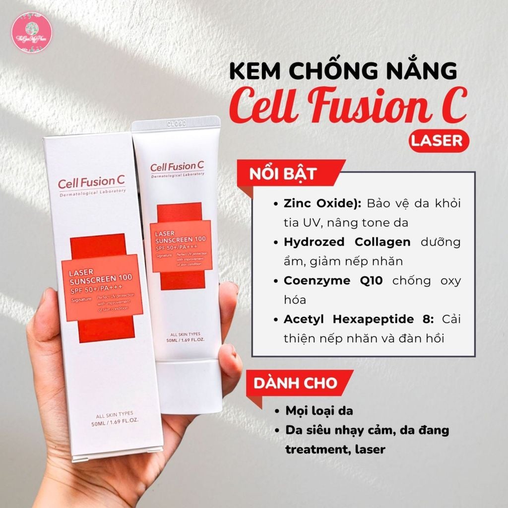 KCN Cell Fusion C SPF 50+ PA+++ 50ml (Đỏ)