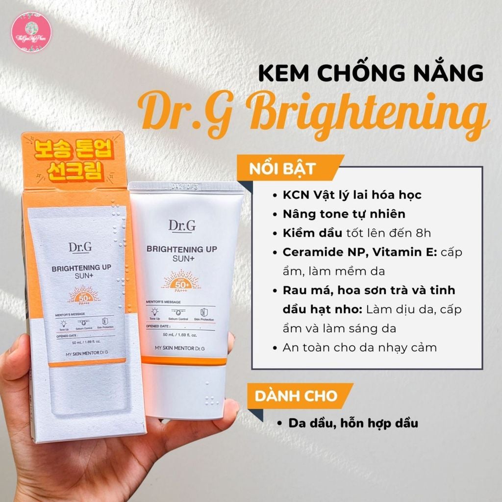 Kem Chống Nắng Dr.G 50ml #Cam