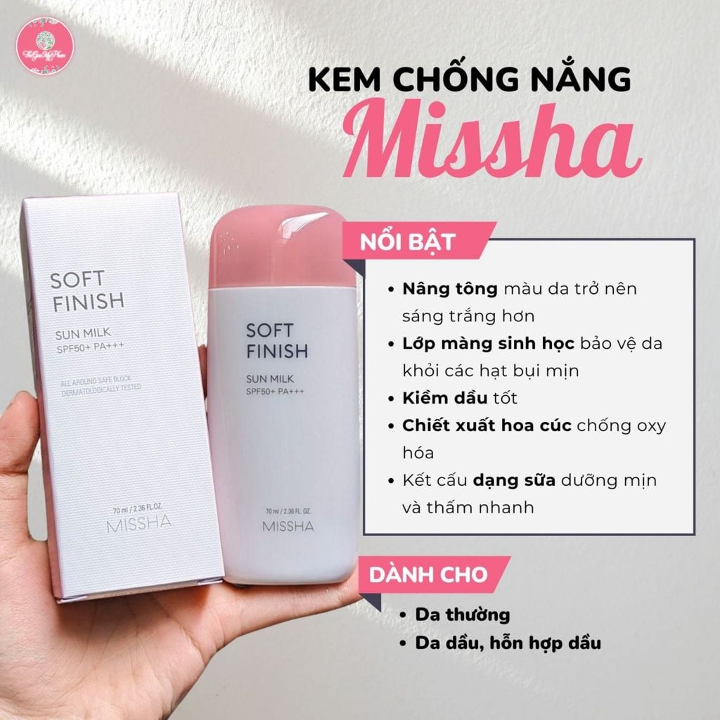 Missha - KCN Soft Finish Sun Milk 70ml