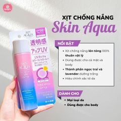 Xịt Chống Nắng Skin Aqua Tone Up 70g