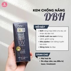 Kem Chống Nắng DBH EGF UV Shield SPF50 PA+++ 60ml (Ko Tđ)
