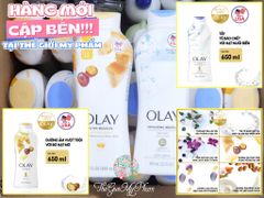 OLAY - Sữa Tắm Tẩy Tế Bào Chết Muối Biển 650ml
