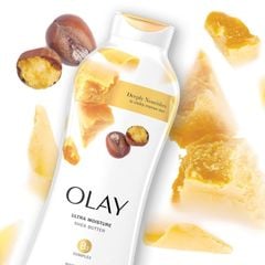 OLAY - Sữa Tắm Dưỡng Ẩm Bơ Hạt Mỡ 650ml