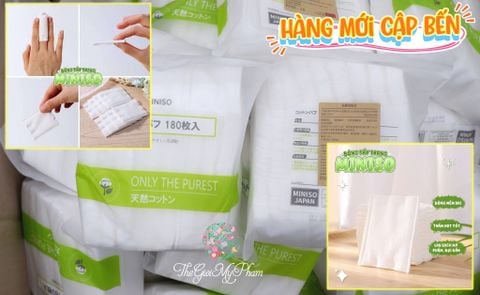 Bông Miniso 180 Miếng (Bịch)