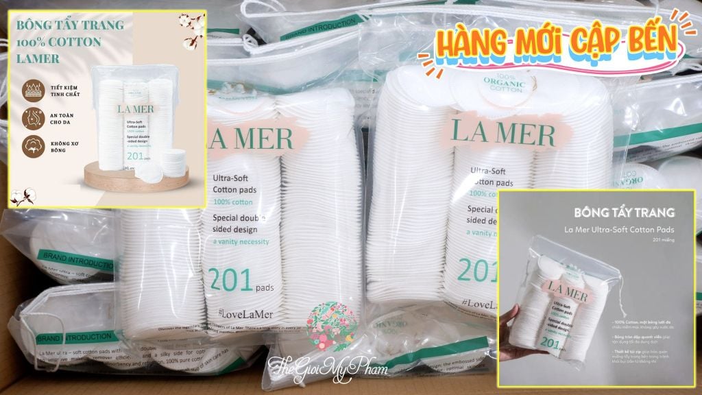 Bông Tẩy Trang La Mer 201 Miếng