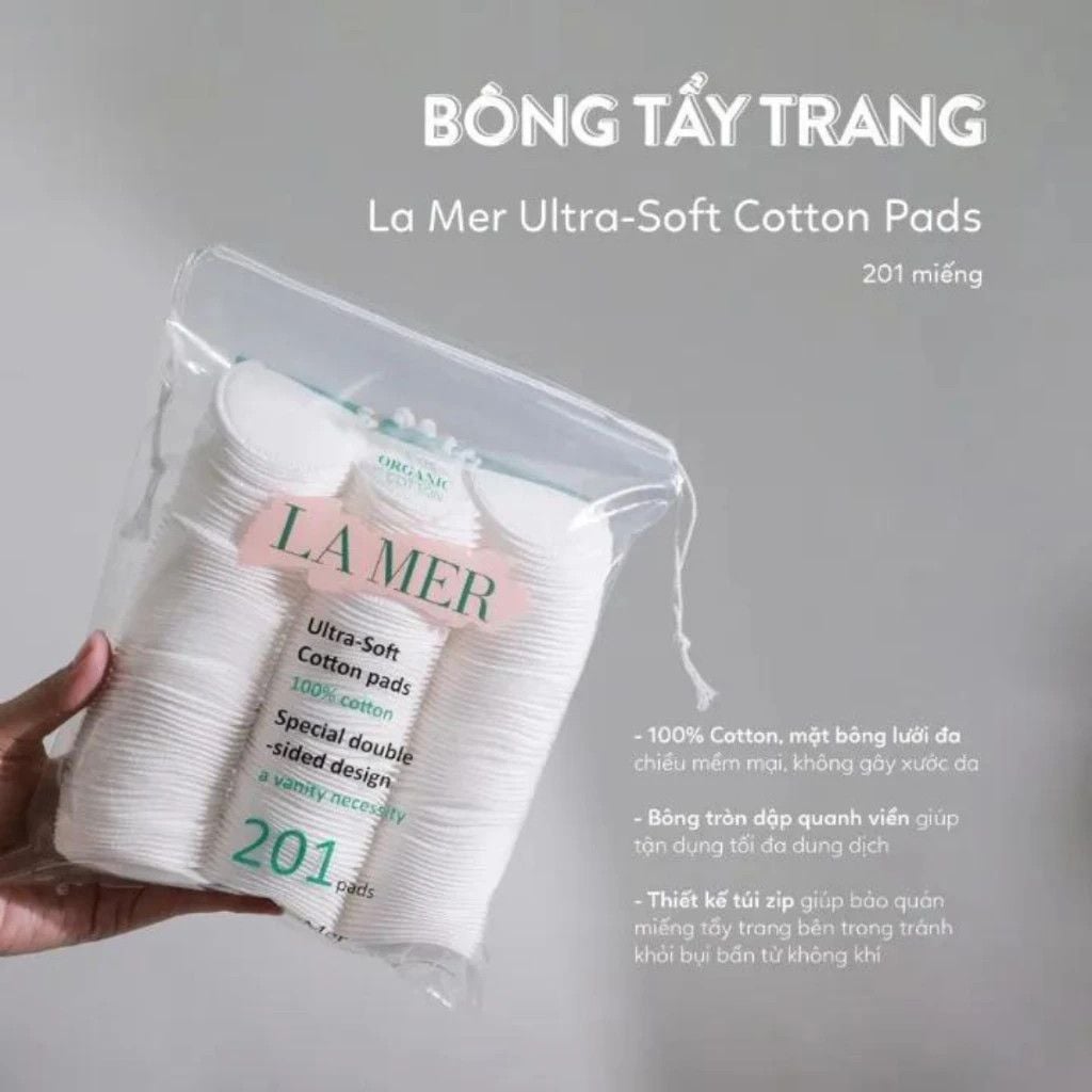 Bông Tẩy Trang La Mer 201 Miếng