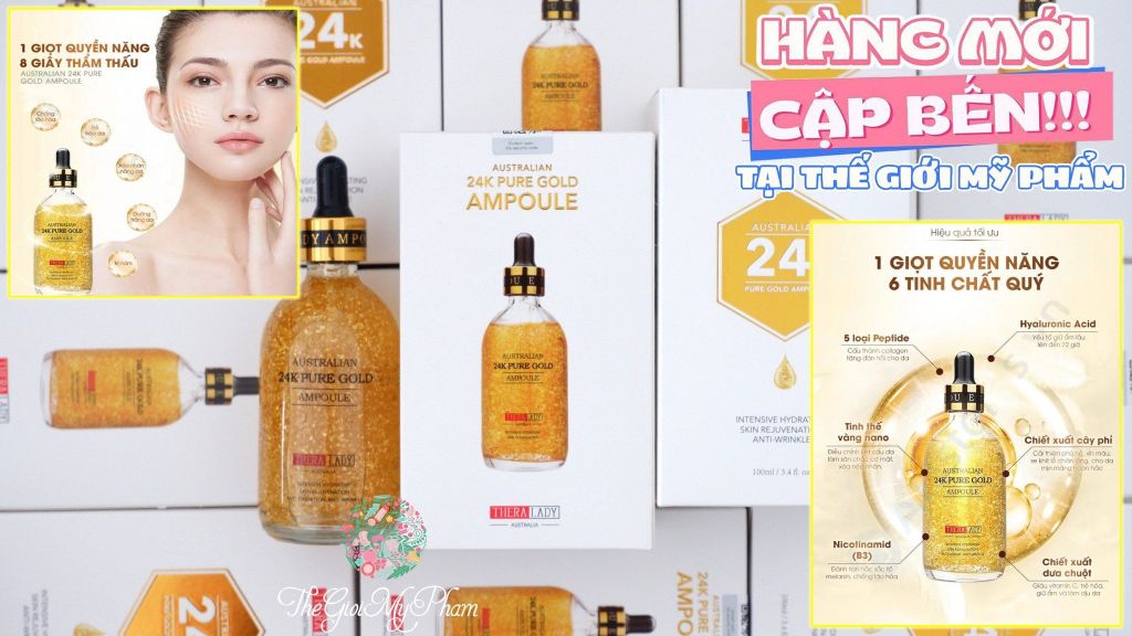 Serum Vàng Thera Lady 24K Pure Gold Ampoule 100ml