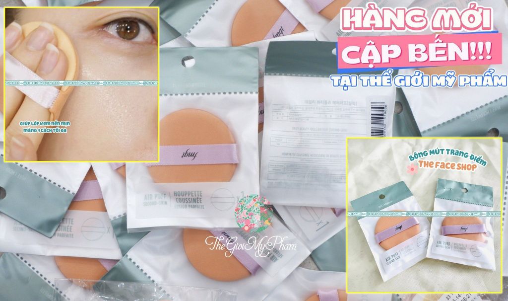 Bông Cushion TFS Air Puff Second Skin