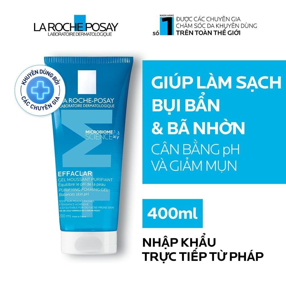 Laroche Posay - Gel Rửa Mặt Cho Da Dầu Nhạy Cảm 200ml