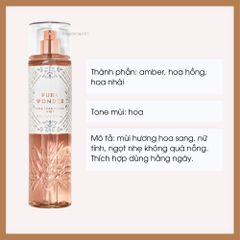 Xịt Thơm BBW 236ml #Pure Wonder