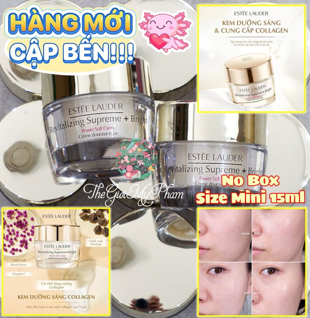 Estee Lauder - Revitalizing Supreme+ Bright Power Soft Creme 15ml (Ko Hộp)