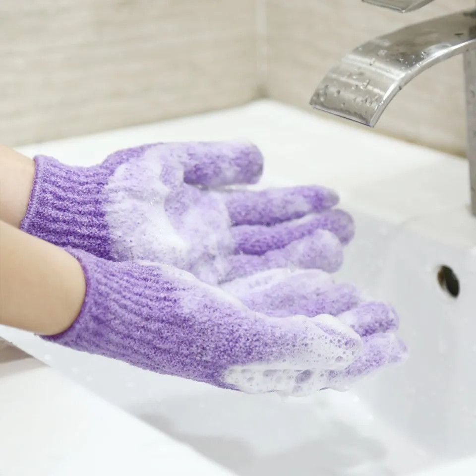 Găng Tay Tắm Tẩy Tế Bào Chết Mizuki Shower Gloves (1 Cái)
