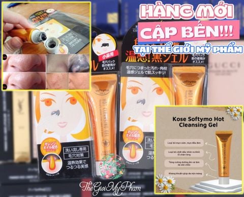 Kem Lột Mụn Mũi Softymo Supper Clear Gel Kose 20g