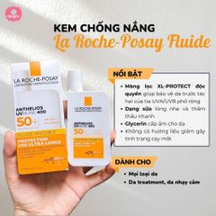 Sữa Chống Nắng La Roche-Posay Anthelios UVMune 400 Fluide Invisible SPF50+ 50ml (Vạch Vàng)