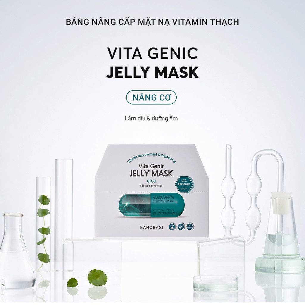 Mặt Nạ Banobagi Premium Centalla Cica (Xanh)