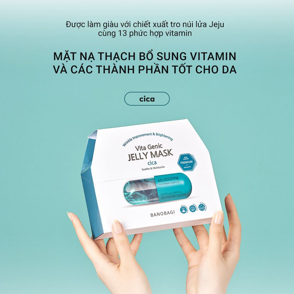 Mặt Nạ Banobagi Premium Centalla Cica (Xanh)