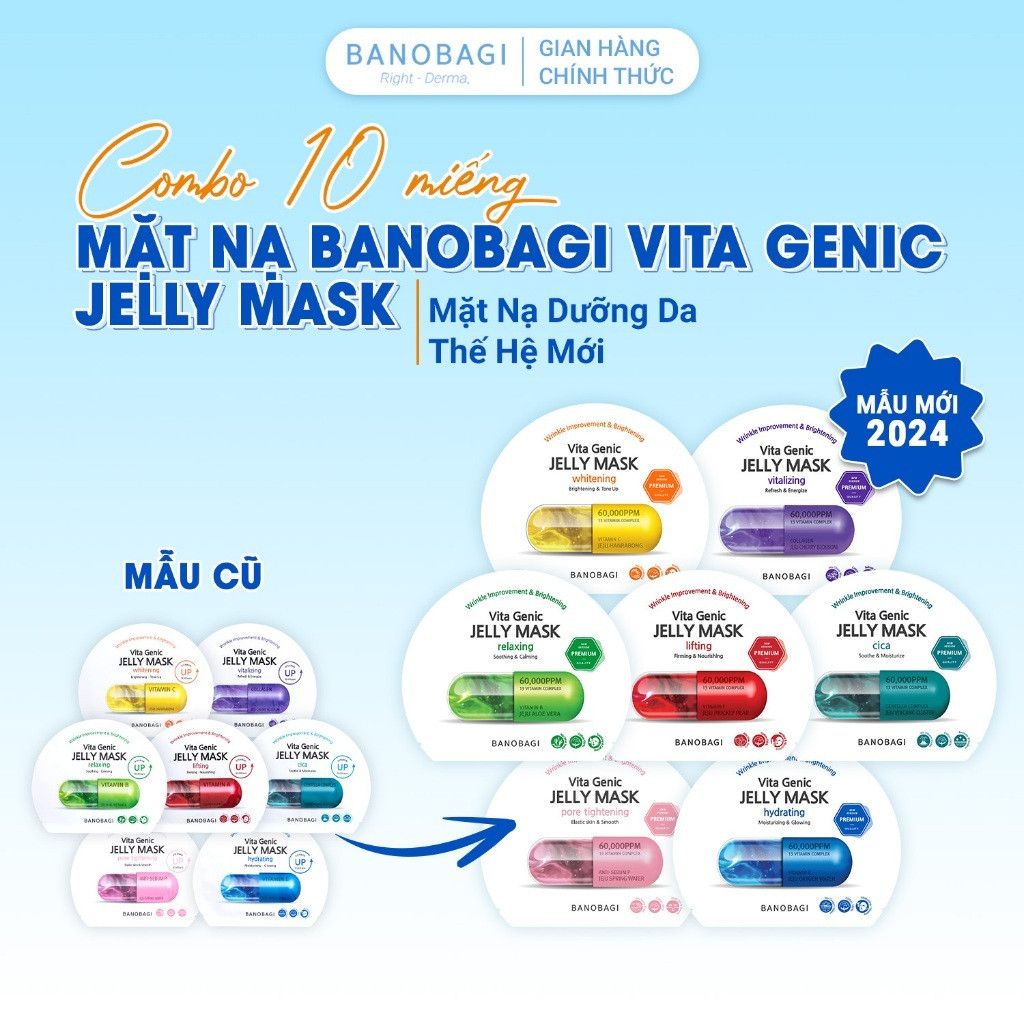 Mặt Nạ Banobagi Premium Centalla Cica (Xanh)