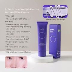 Kem Chống Nắng Beplain Sunmuse Tone Up & Corecting Sunscreen 50ml #Tím