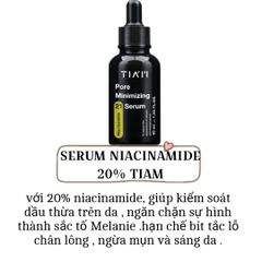 Tinh Chất Kiểm Soát Dầu Nhờn Thu Nhỏ Lỗ Chân Lông 20% Niacinamide +1% Zinc Tiam Pore Mininmizing 21