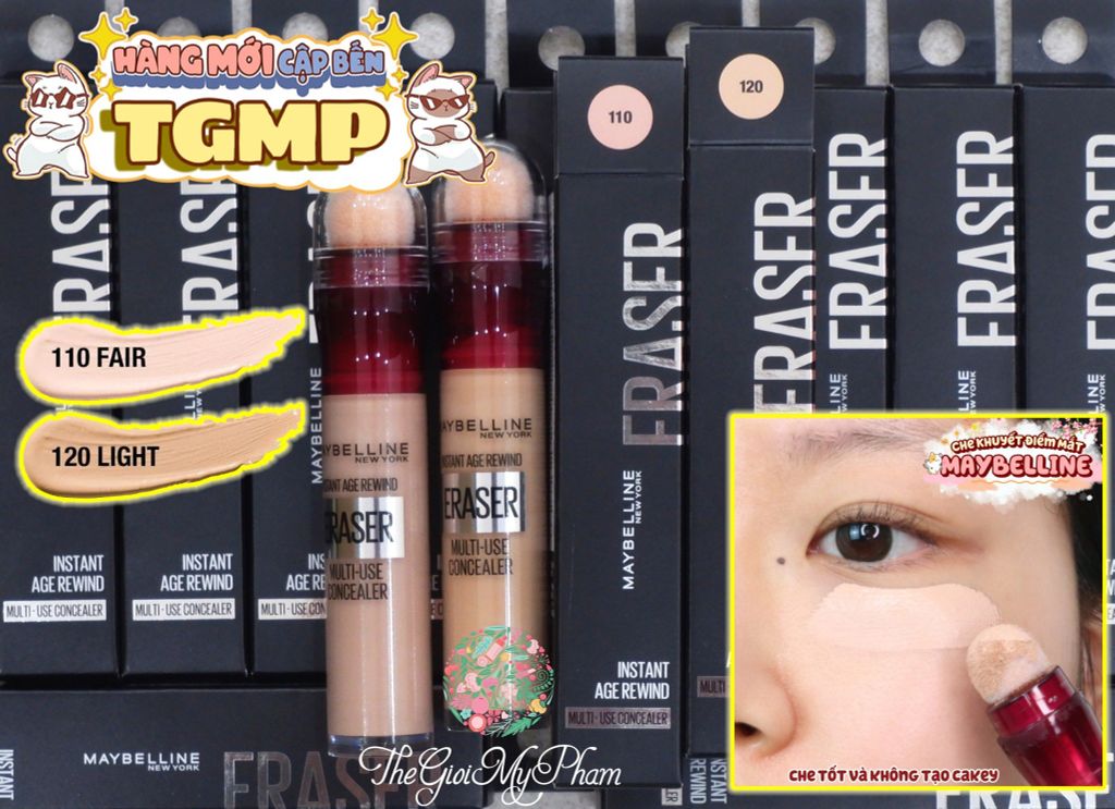 Maybelline - Che Khuyết Điểm Cushion Instant Age Rwind #120