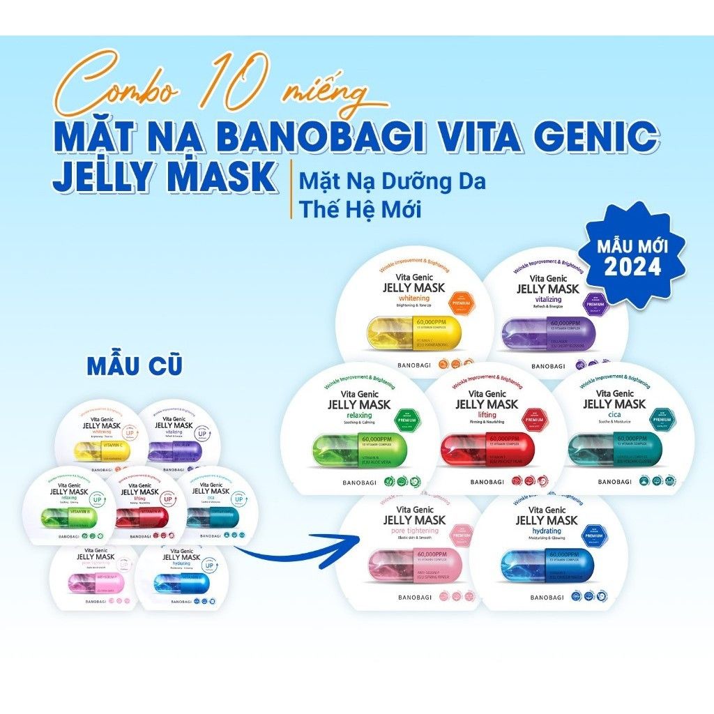 Mặt Nạ Banobagi Premium Vitamin C (Vàng)