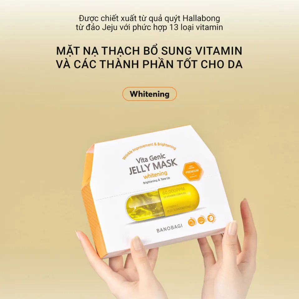 Mặt Nạ Banobagi Premium Vitamin C (Vàng)