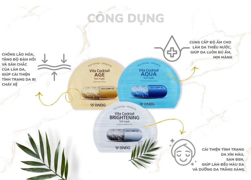 Mặt Nạ BNBG Vita Cocktail #Xanh