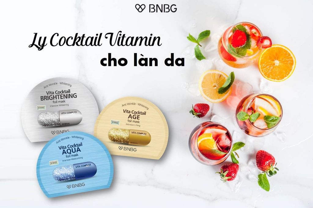 Mặt Nạ BNBG Vita Cocktail #Vàng
