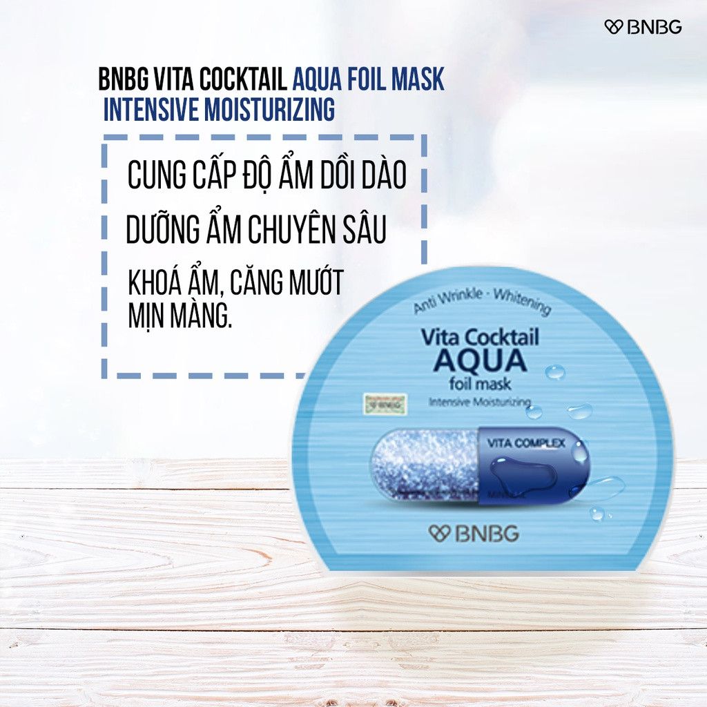 Mặt Nạ BNBG Vita Cocktail #Xanh