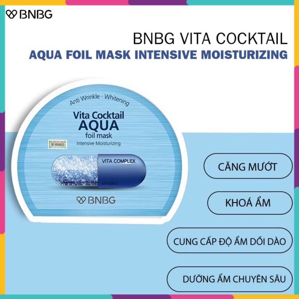 Mặt Nạ BNBG Vita Cocktail #Xanh