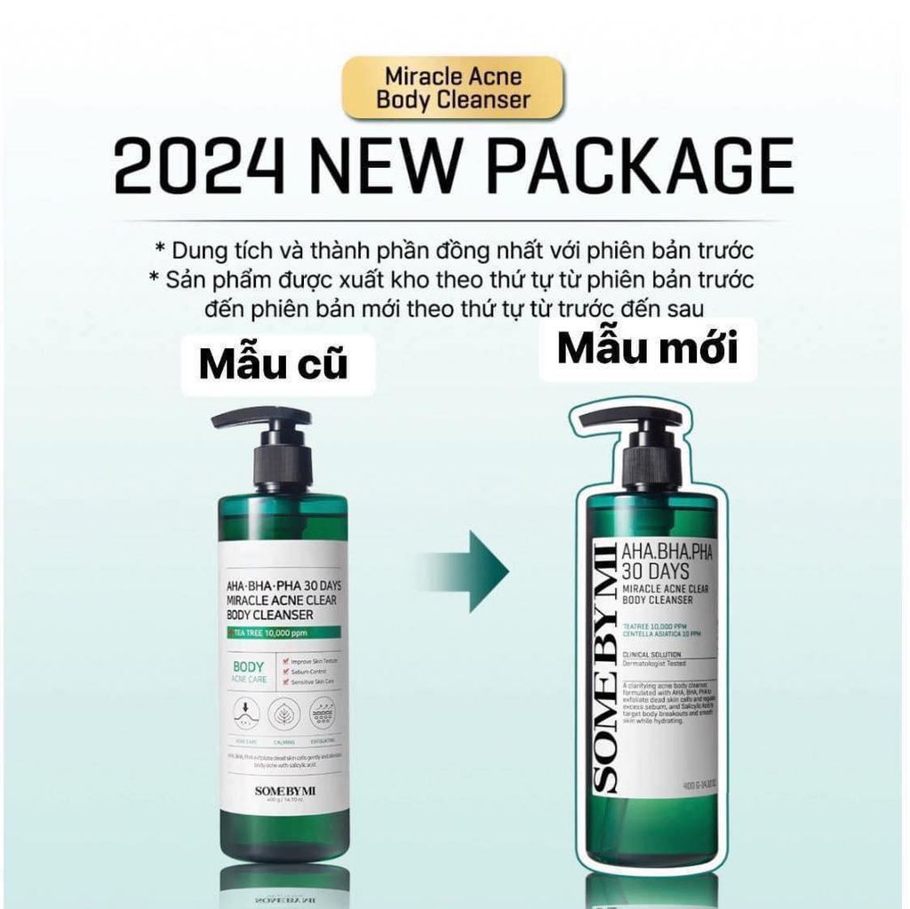 Some By Mi - Sữa tắm Miracle Acne 400ml