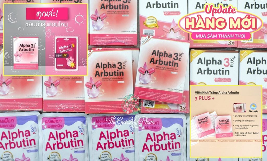 Bột Kích Trắng Alpha Arbutin 3 Plus+ (Đêm)