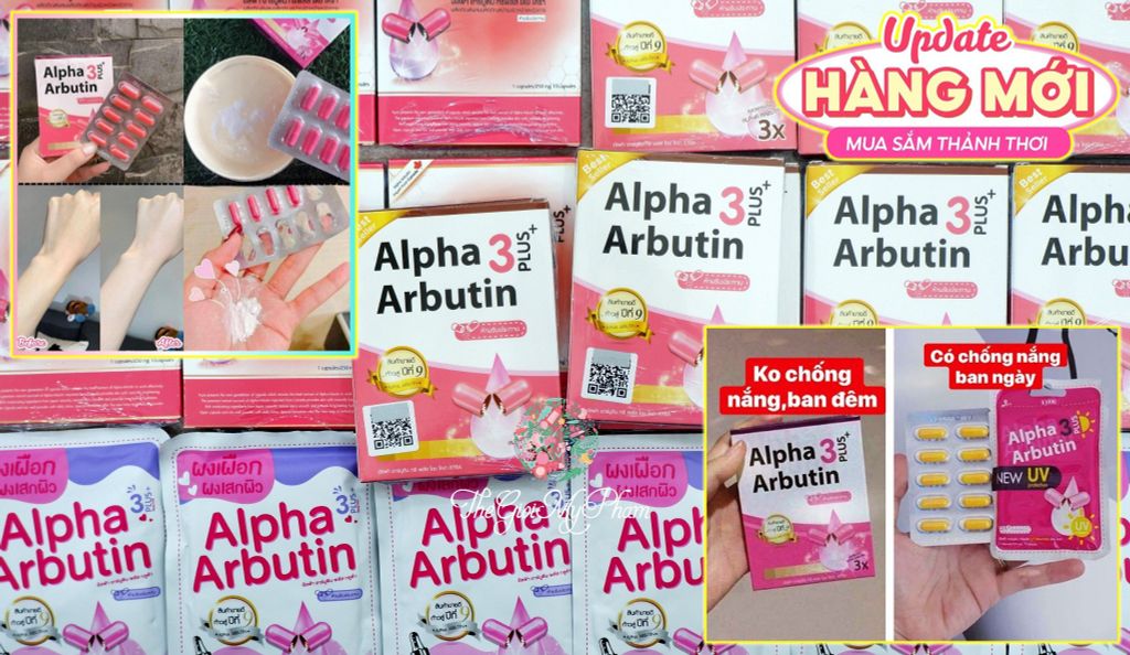 Bột Kích Trắng Alpha Arbutin 3 Plus+ (Ngày)