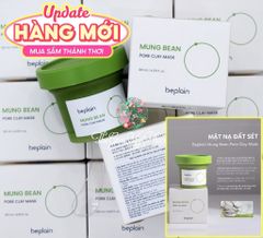 Mặt Nạ Đất Sét Beplain Mung Bean Pore Clay 120ml