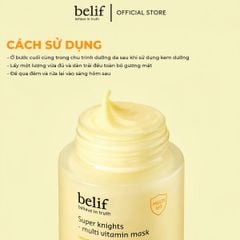 Mặt Nạ Ngủ Dưỡng Sáng Da Belif Super Knight Multi Vitamin Mask 75ml
