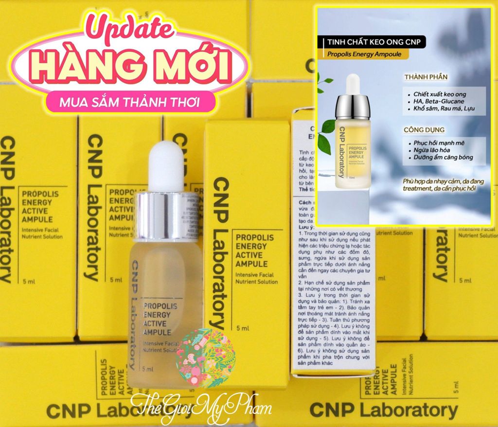 Tinh Chất CNP Keo Ong Phục Hồi Da 5ml
