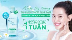 Nước Tẩy Trang Senka Ngăn Ngừa Mụn 230ml All Clear Water Acne Care