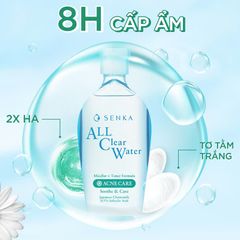 Nước Tẩy Trang Senka Ngăn Ngừa Mụn 230ml All Clear Water Acne Care