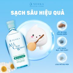 Nước Tẩy Trang Senka Ngăn Ngừa Mụn 230ml All Clear Water Acne Care