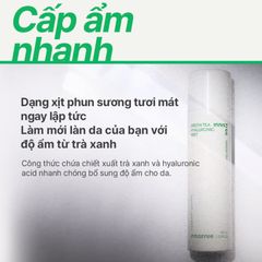 Xịt Khoáng Dưỡng Ẩm innisfree Green Tea Hyaluronic Mist 150ml