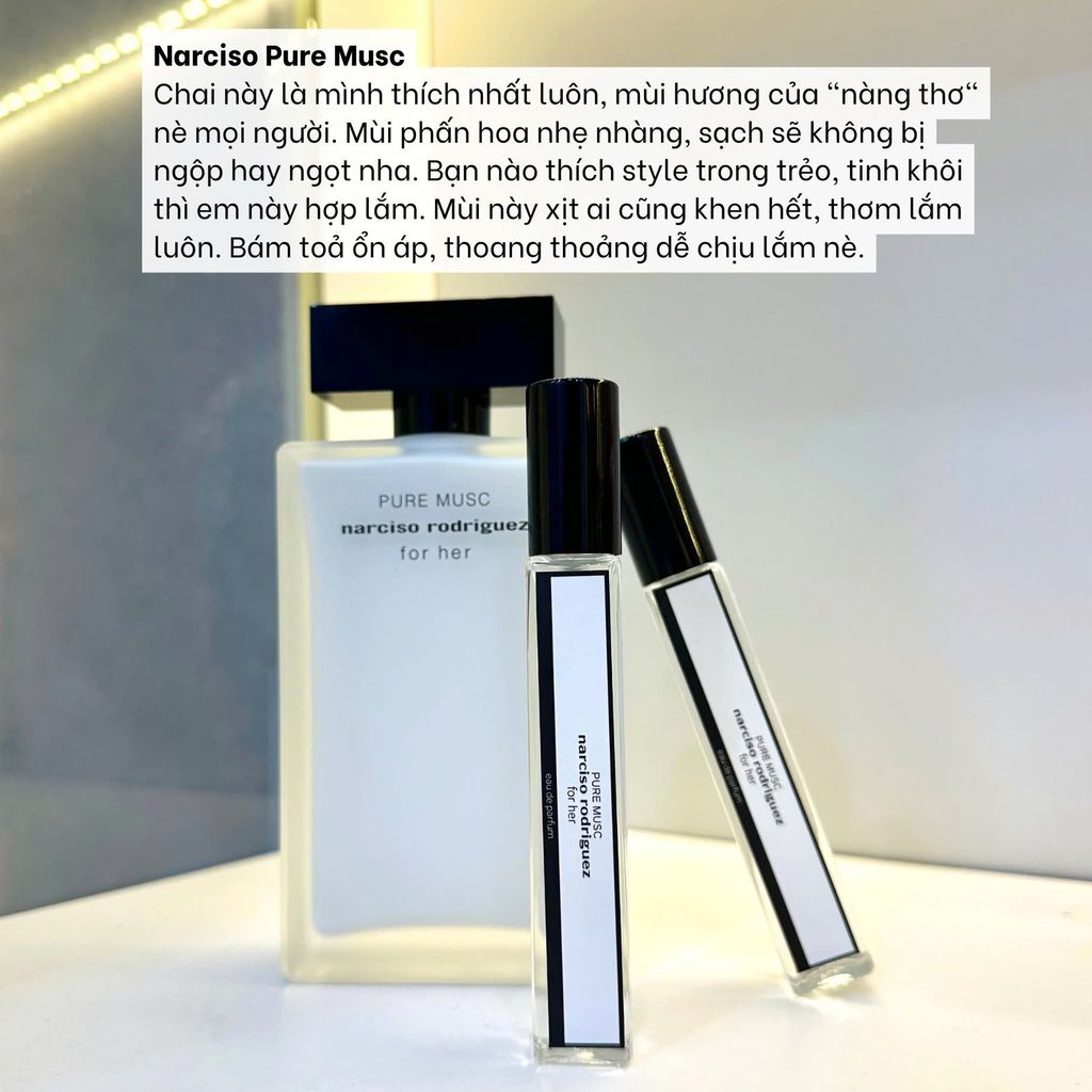 Narciso Rodriguez - Pure Musc For Her EDP ( chai chiết 10ml)